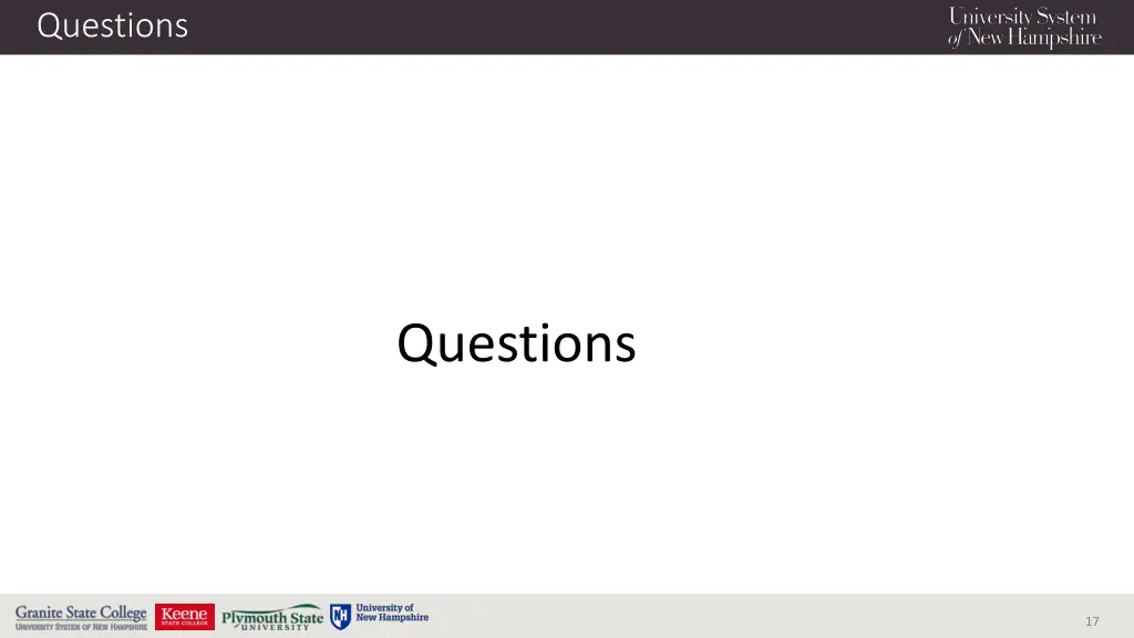 questions