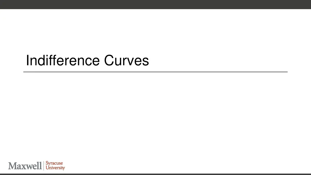 indifference curves