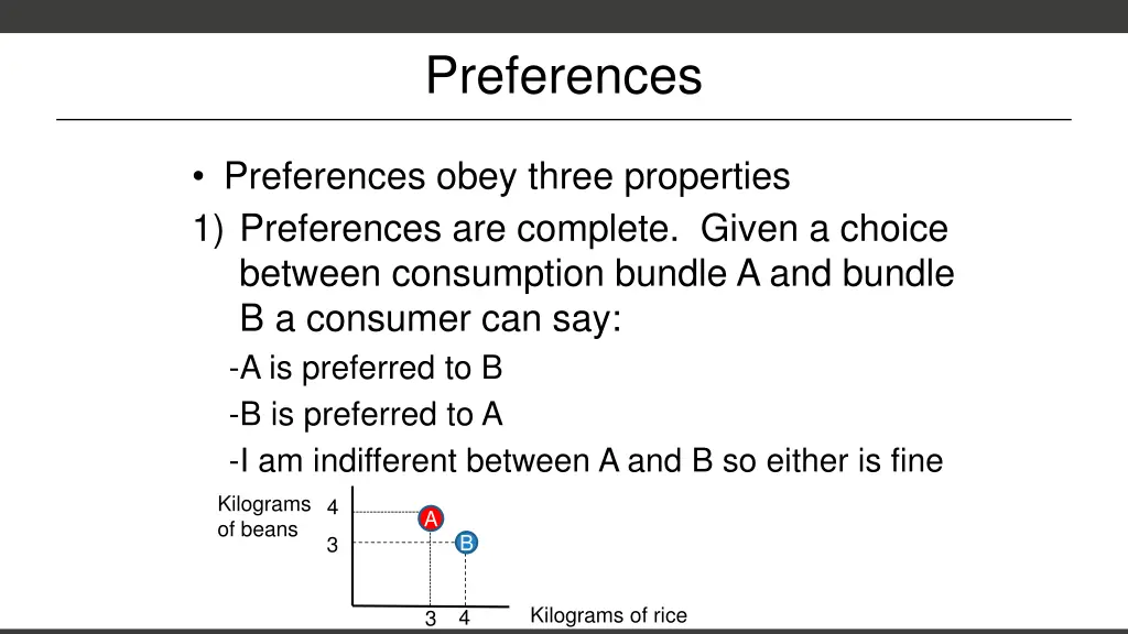 preferences