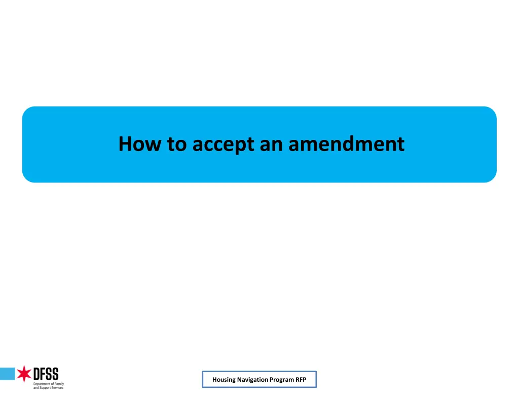 how to accept an amendment
