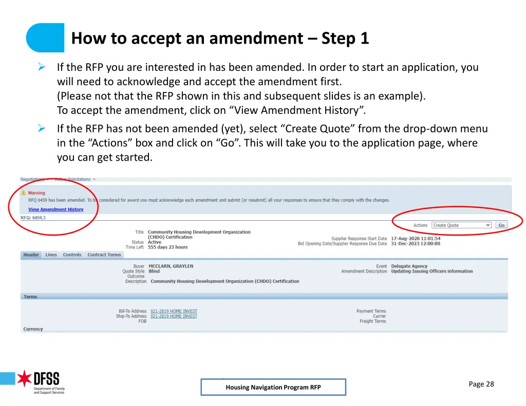how to accept an amendment step 1