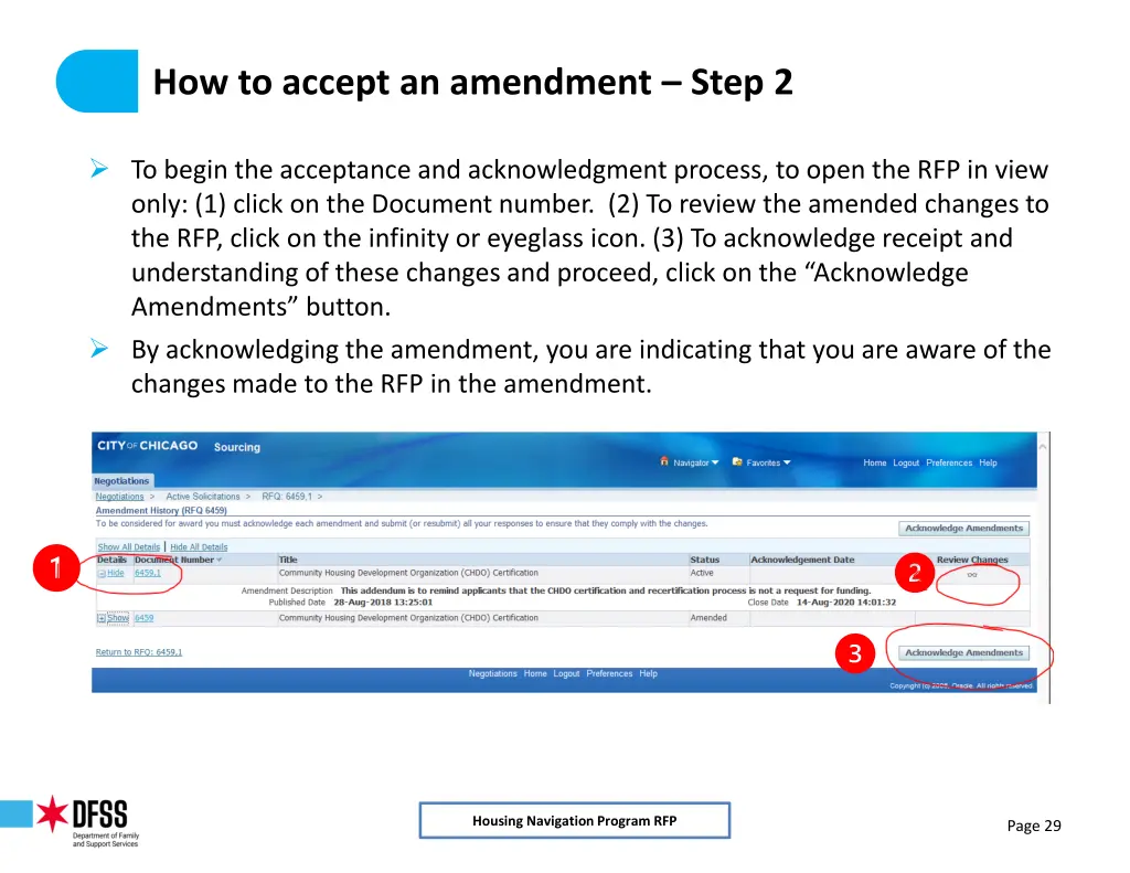 how to accept an amendment step 2
