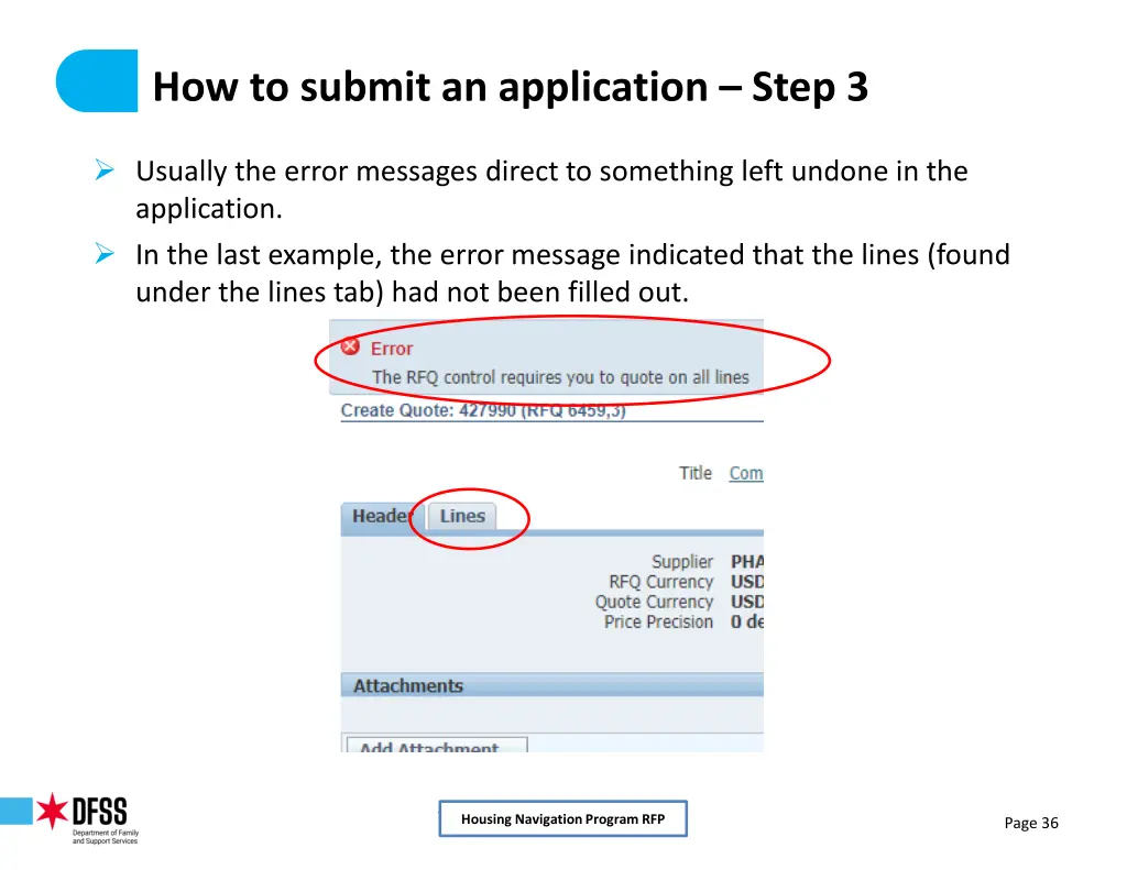 how to submit an application step 3