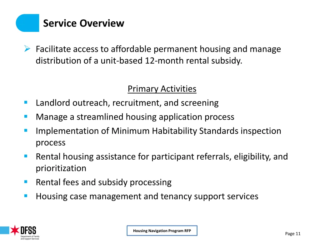 service overview