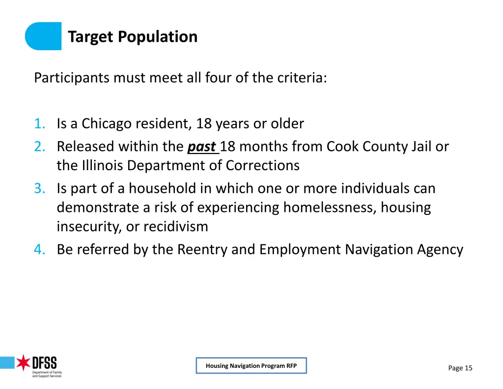 target population
