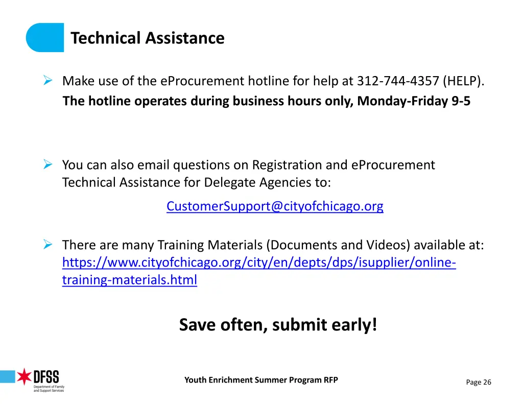 technical assistance