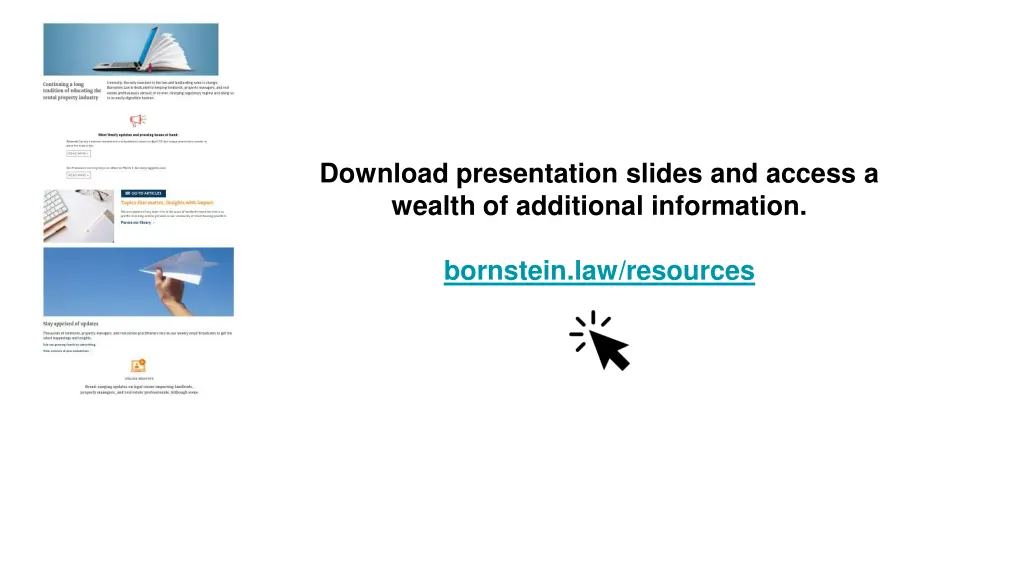 download presentation slides and access a wealth