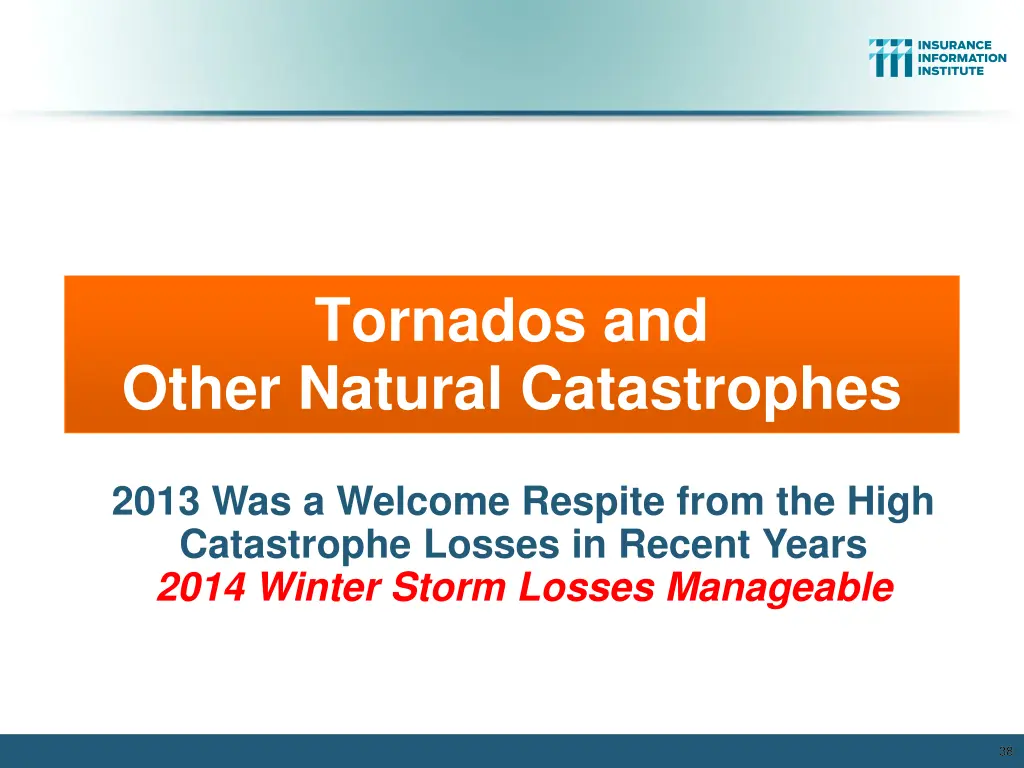 tornados and other natural catastrophes