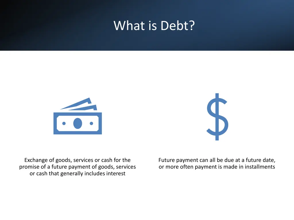 what is debt