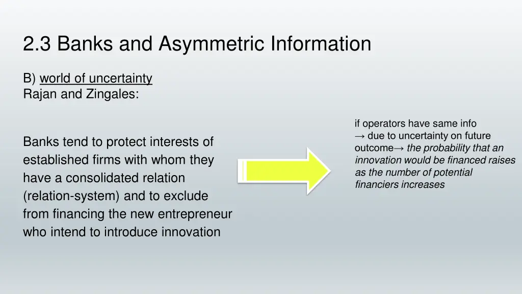 2 3 banks and asymmetric information 1