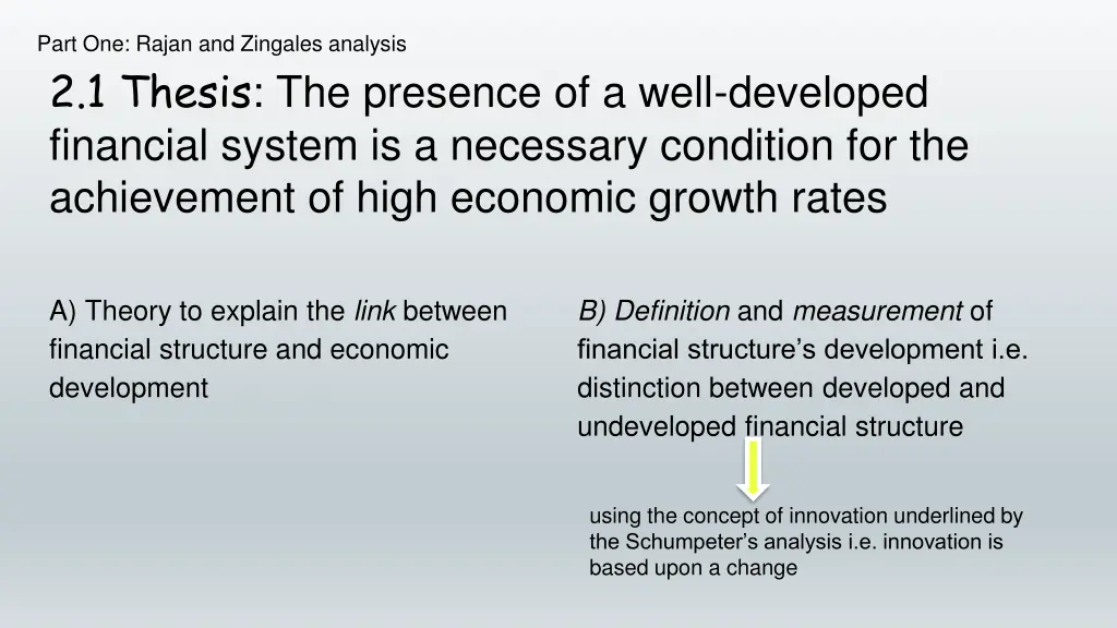 part one rajan and zingales analysis