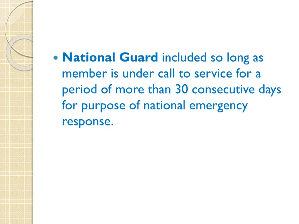 national guard included so long as member