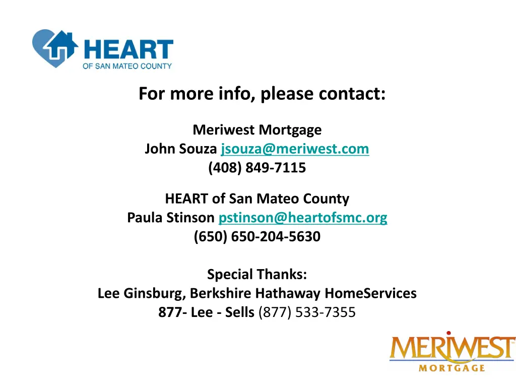 for more info please contact 1