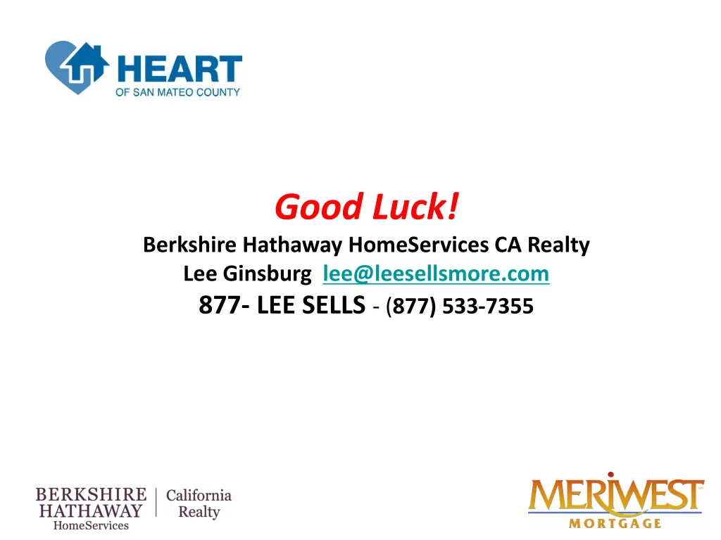 good luck