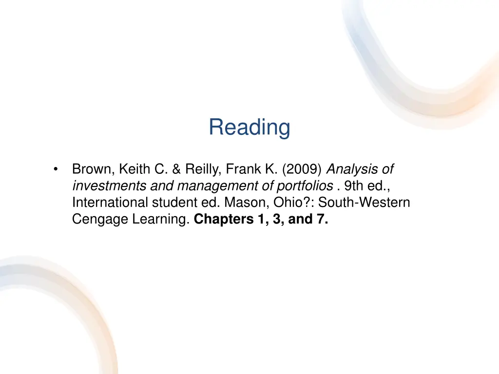 reading