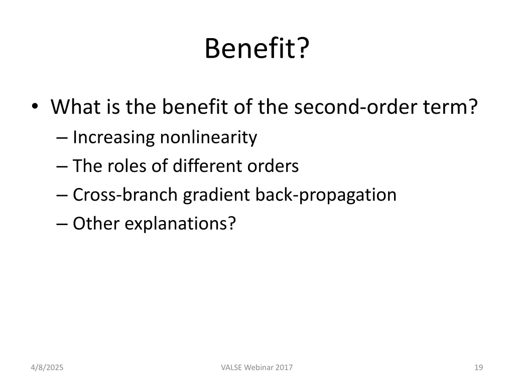benefit