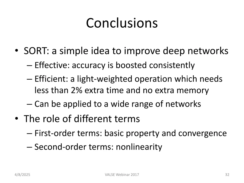conclusions