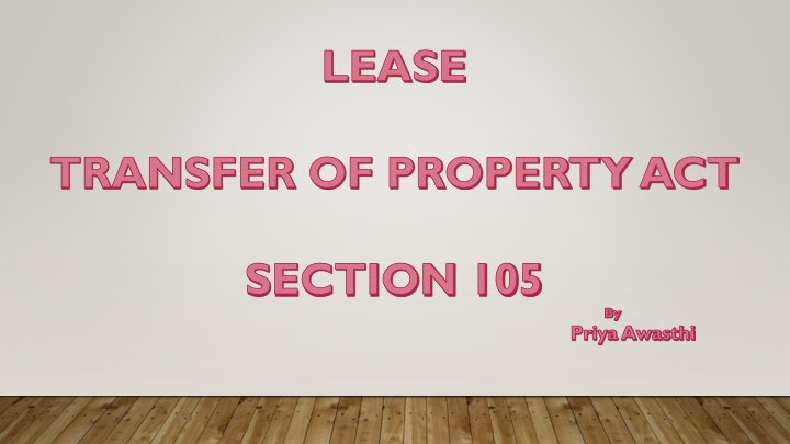 lease
