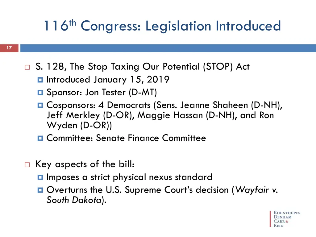 116 th congress legislation introduced 1