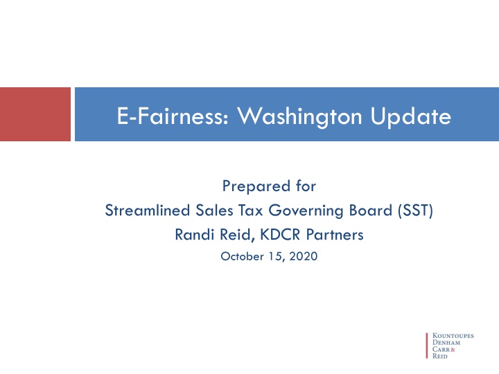 e fairness washington update