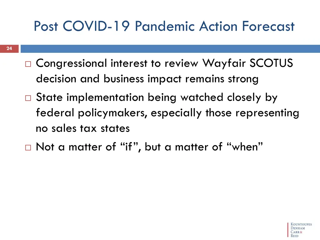 post covid 19 pandemic action forecast