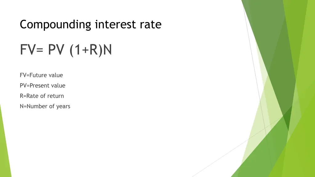compounding interest rate