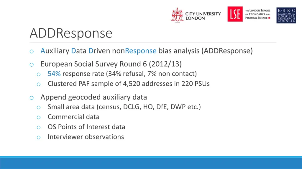 addresponse