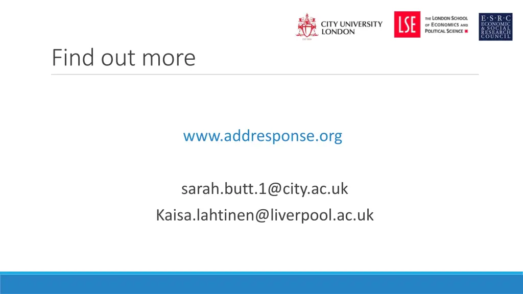 find out more
