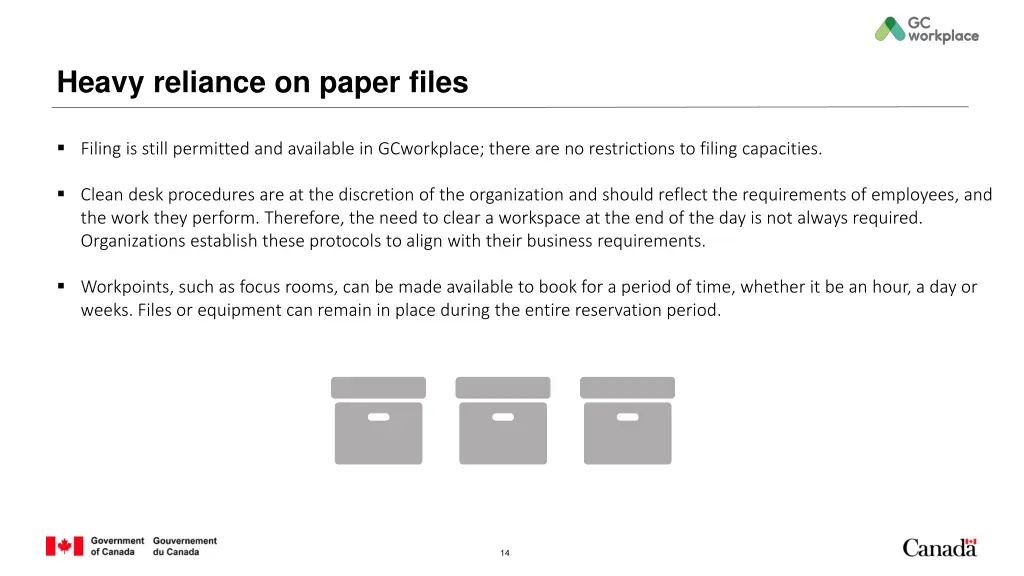 heavy reliance on paper files