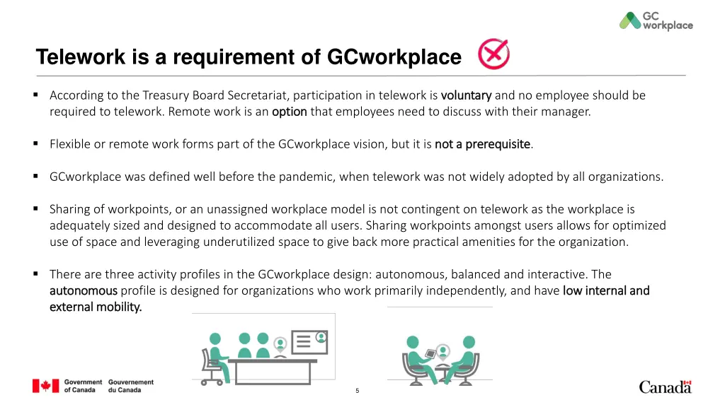 telework is a requirement of gcworkplace