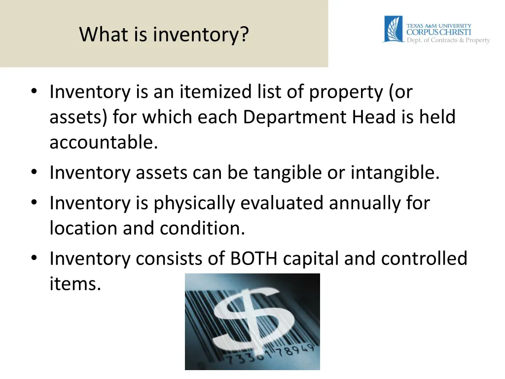what is inventory