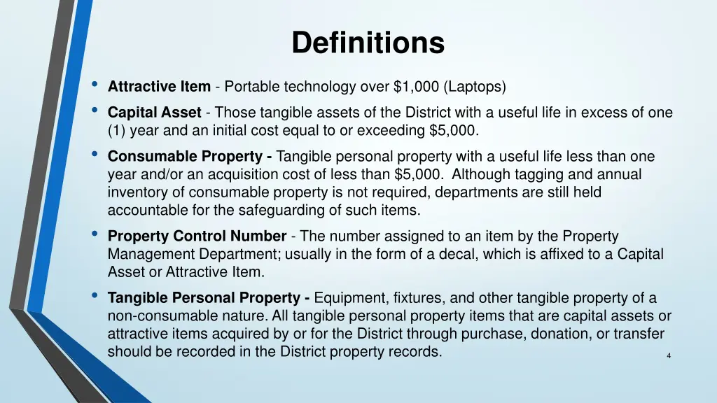 definitions