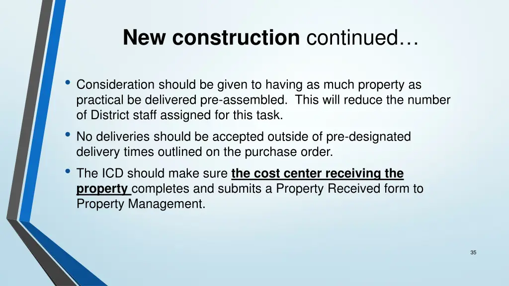 new construction continued