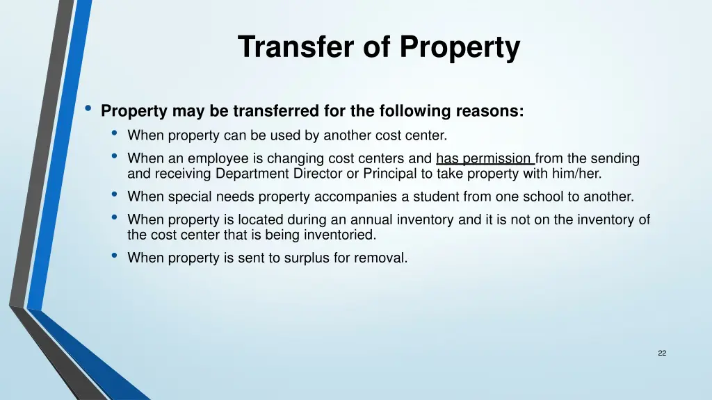 transfer of property