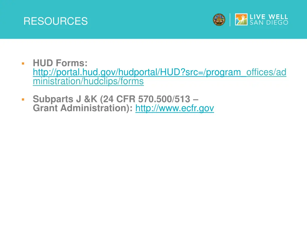 resources