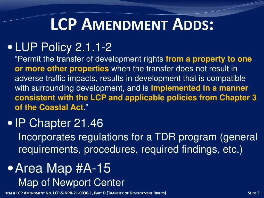 lcp a mendment a dds lup policy 2 1 1 2 permit