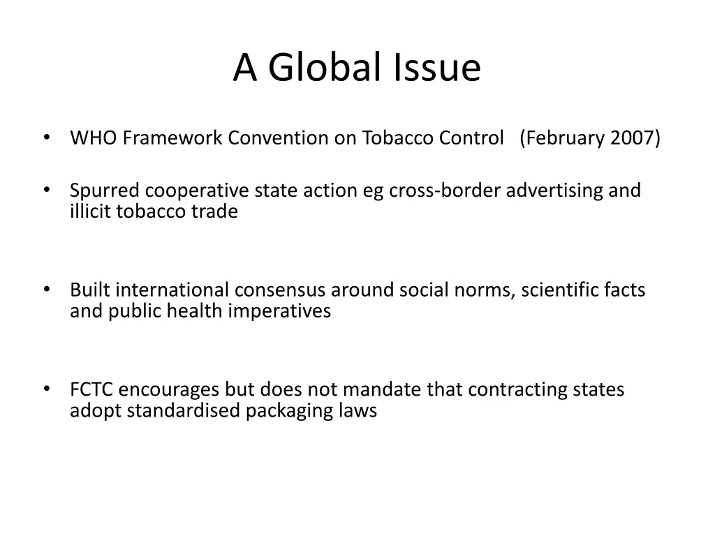 a global issue