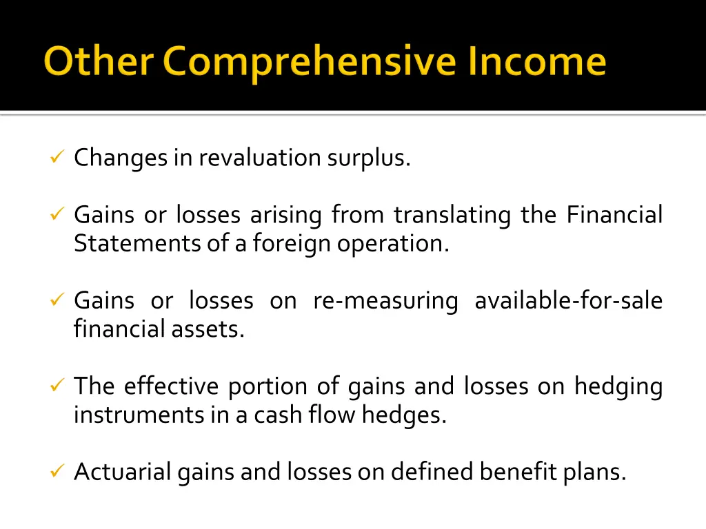 changes in revaluation surplus