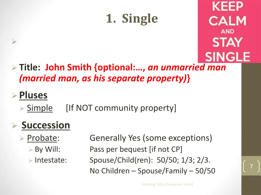 1 single