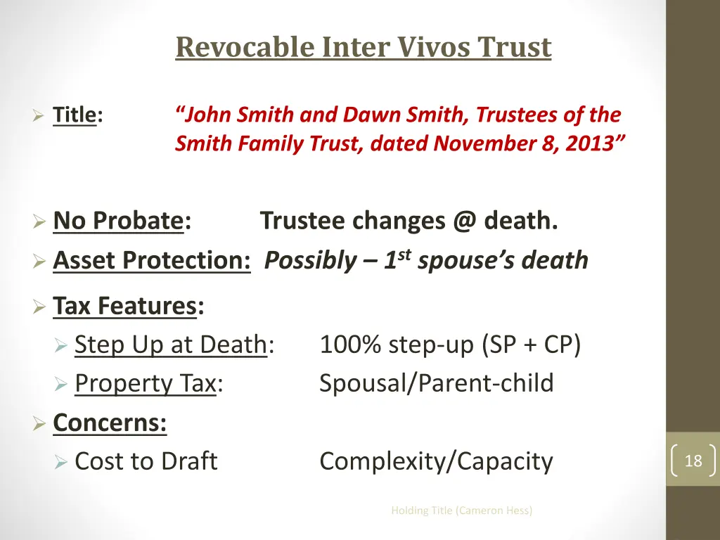 revocable inter vivos trust 3