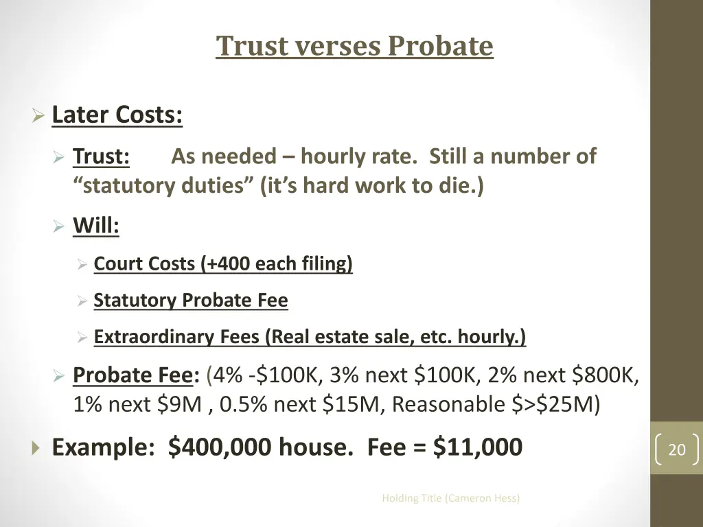 trust verses probate 1