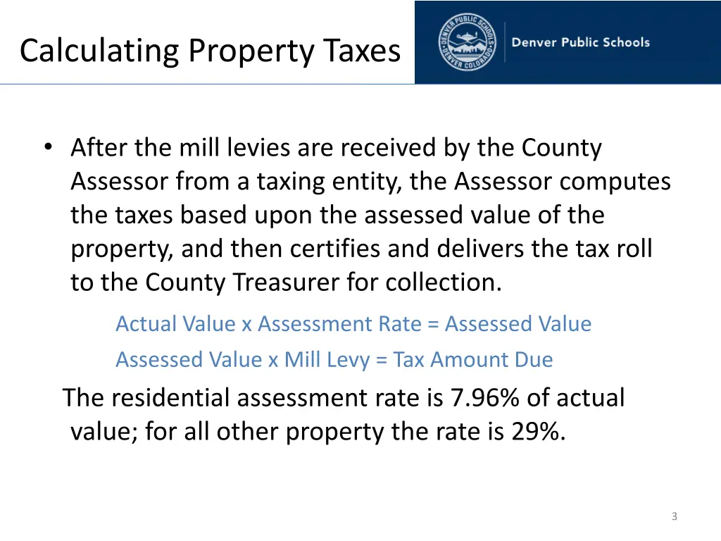 calculating property taxes