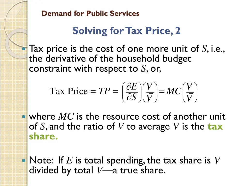demand for public services 4