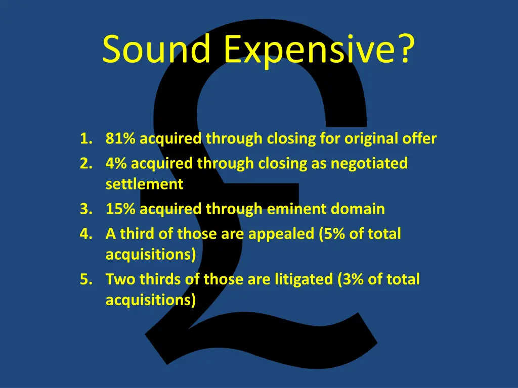 sound expensive