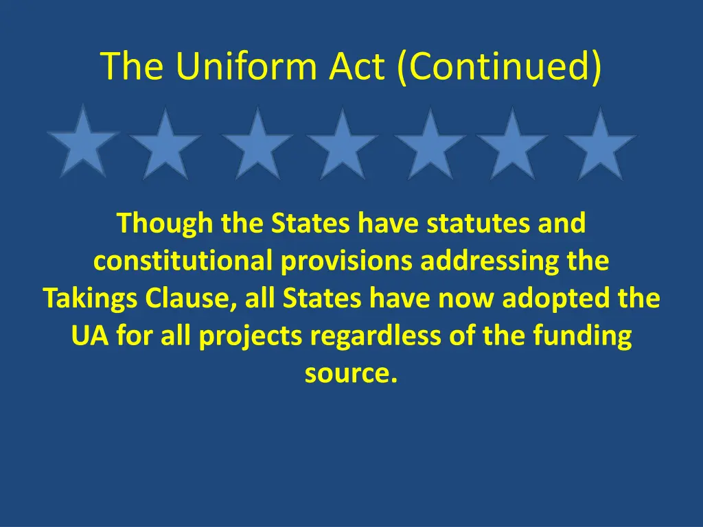 the uniform act continued