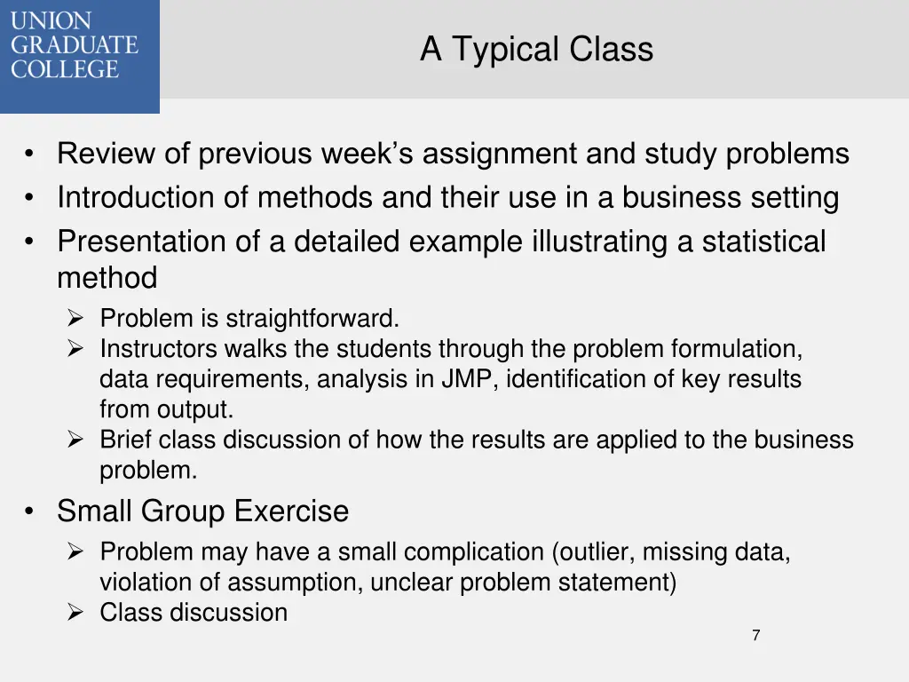 a typical class