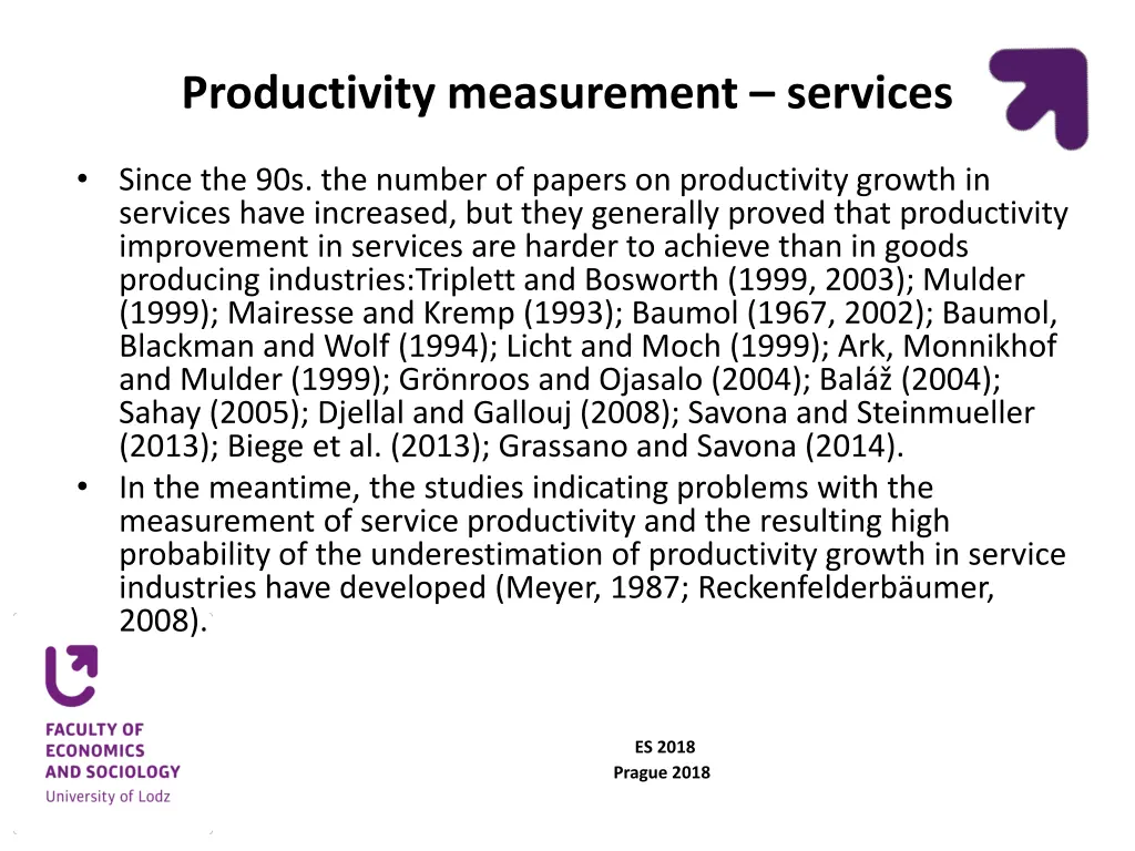 productivity measurement services