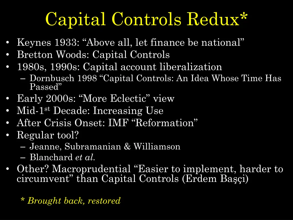 capital controls redux