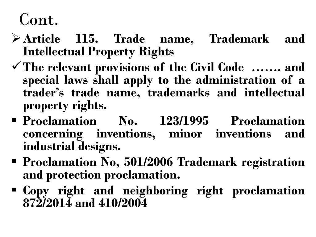 cont article intellectual property rights