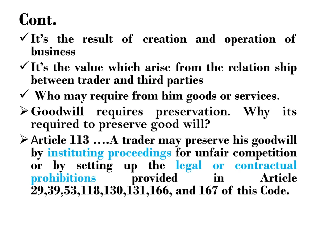 cont it s the result of creation and operation